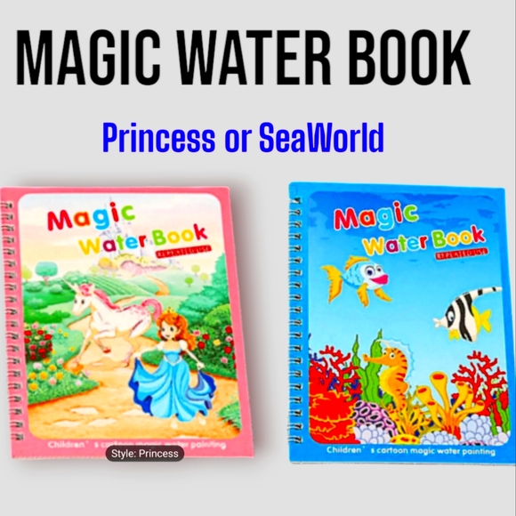 Reusable Magic Water Books for Kids to Paint - Picture 1 of 10